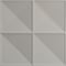 Ekena Millwork 19 5/8in. W x 19 5/8in. H Richmond EnduraWall Decorative 3D Wall Panel Covers 2.67 Sq. Ft. WP20X20RIBGL - alternate 2